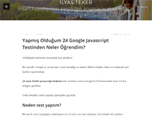Tablet Screenshot of ilyasteker.com